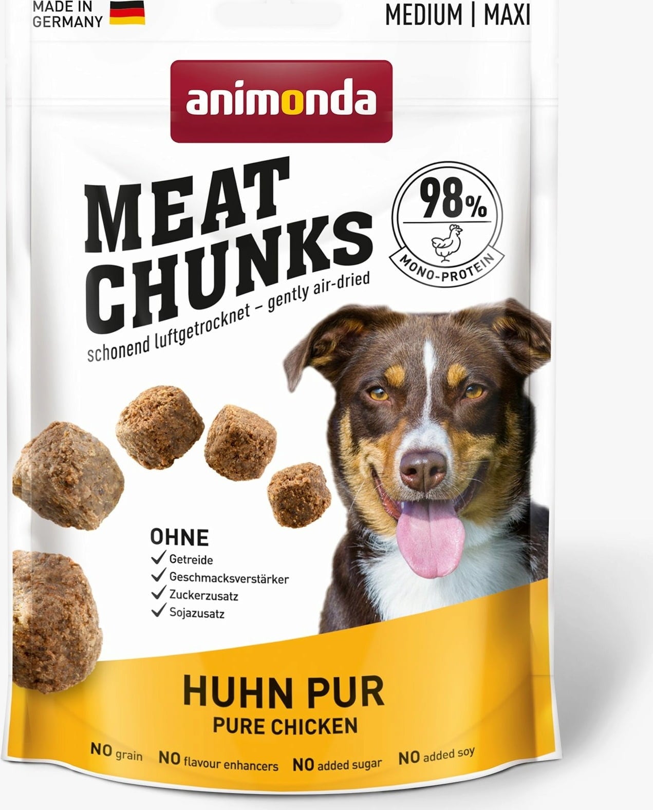 Animonda Meat Chunks Adult Pur Frischebeutel 60g - Huhn Pur