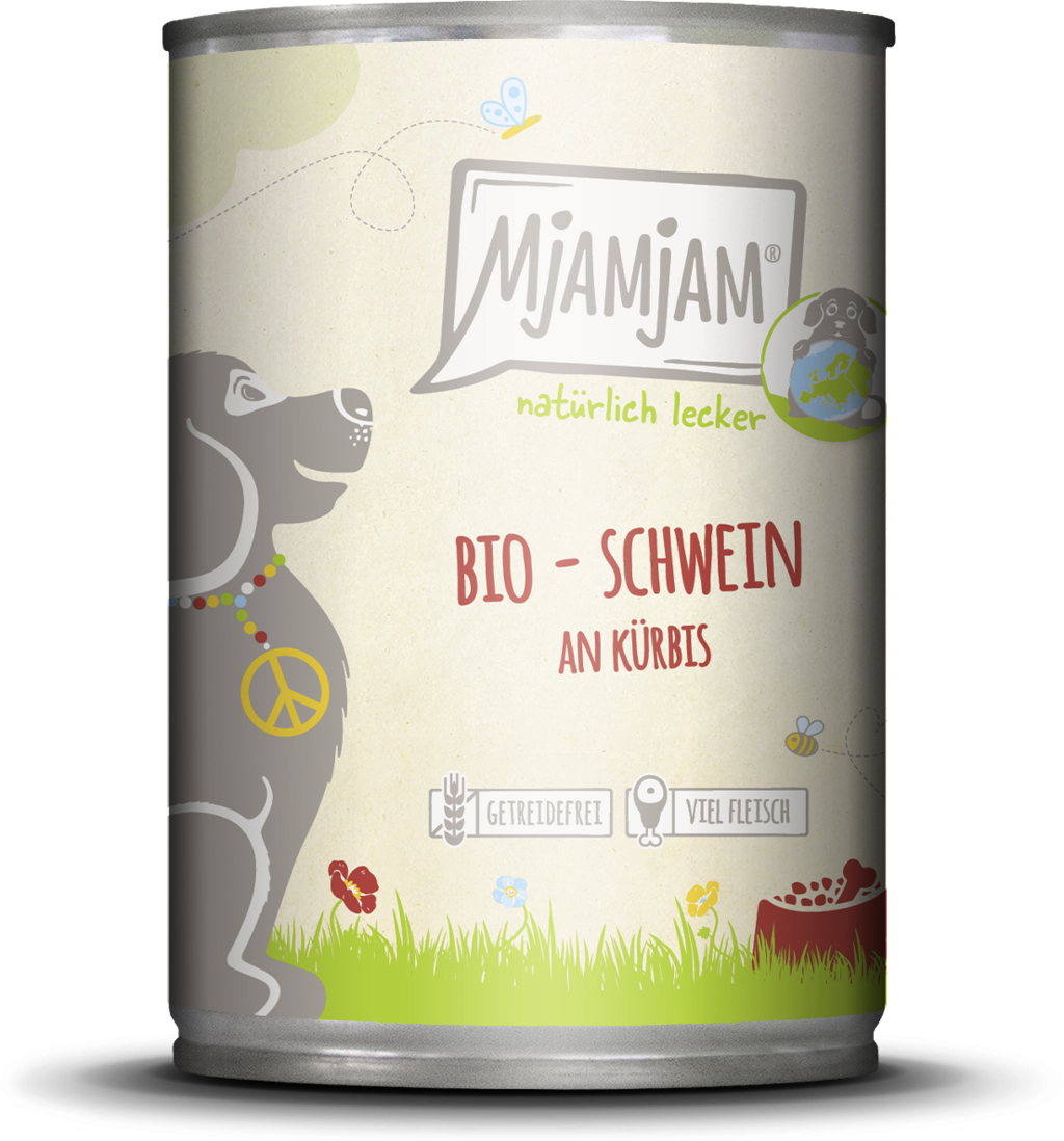 Mjamjam BIO Schwein mit Kürbis - 400 g