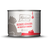 Mjamjam Huhn und Erdbeeren