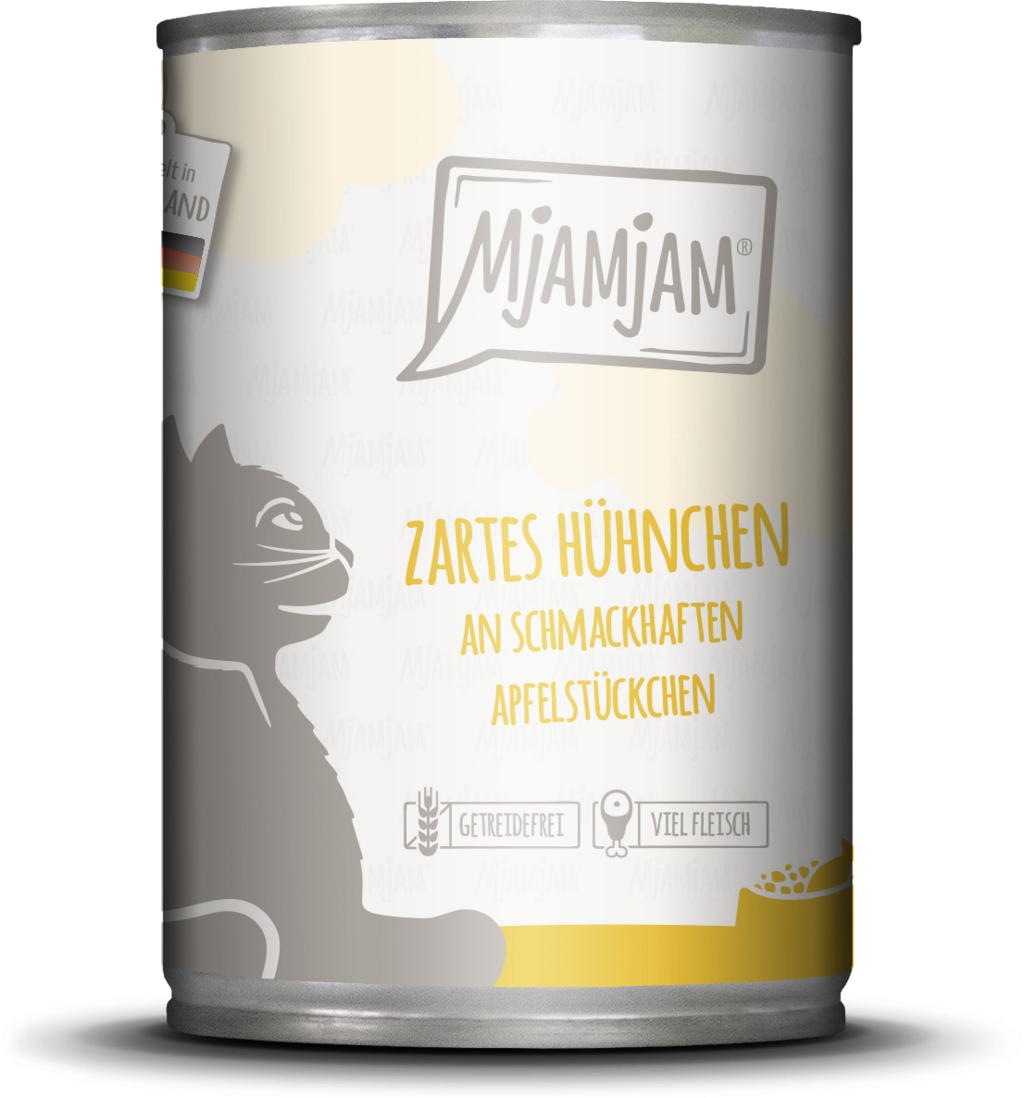 Mjamjam Huhn und Apfel