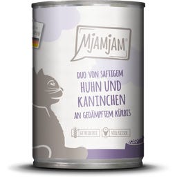 Mjamjam Huhn, Kaninchen und Kürbis - 400 g
