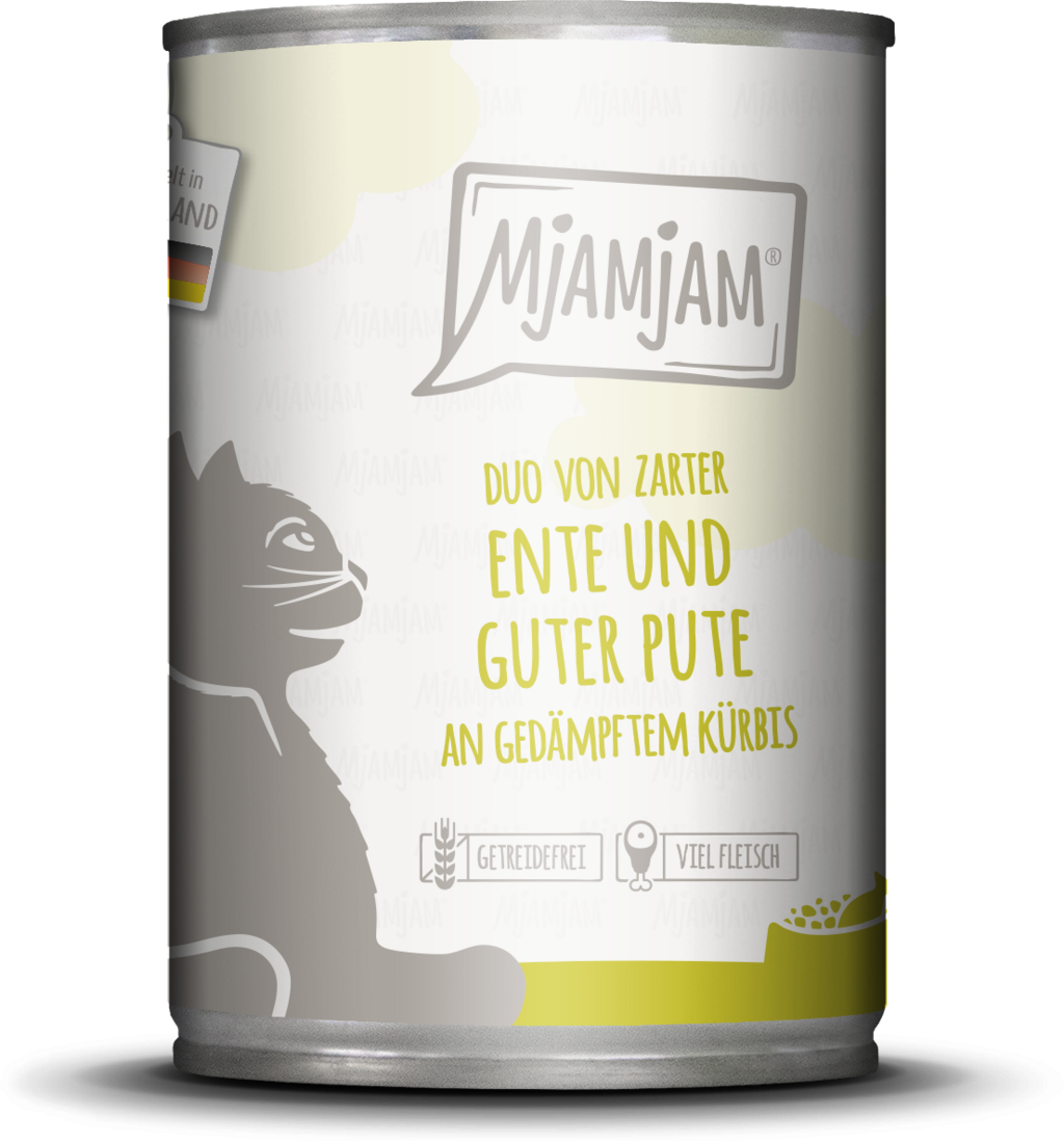 Mjamjam Ente, Pute und Kürbis - 400 g
