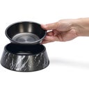 Designed by Lotte Melamine  Voerbak Meis - Zwart - 350 ml