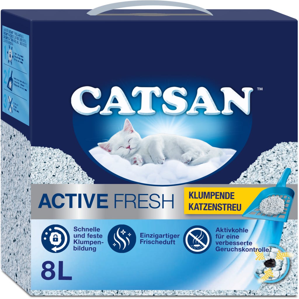 Catsan Active Fresh, 8 l - Zoolini