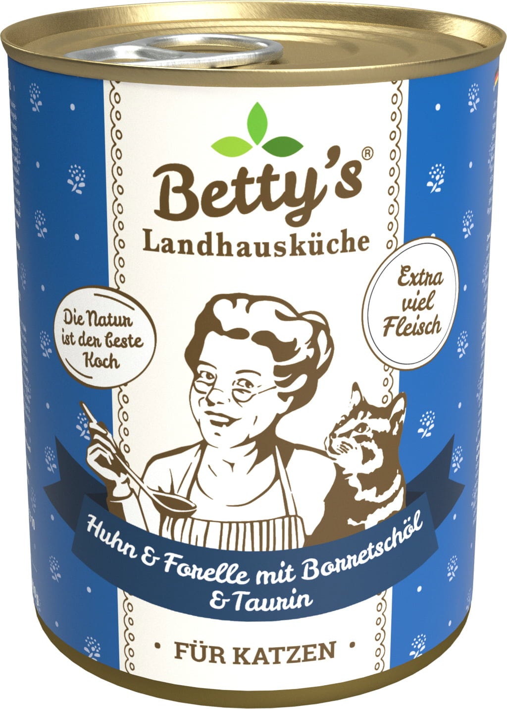 Betty's Landhausküche Huhn und Forelle mit Borretschöl - 400 g