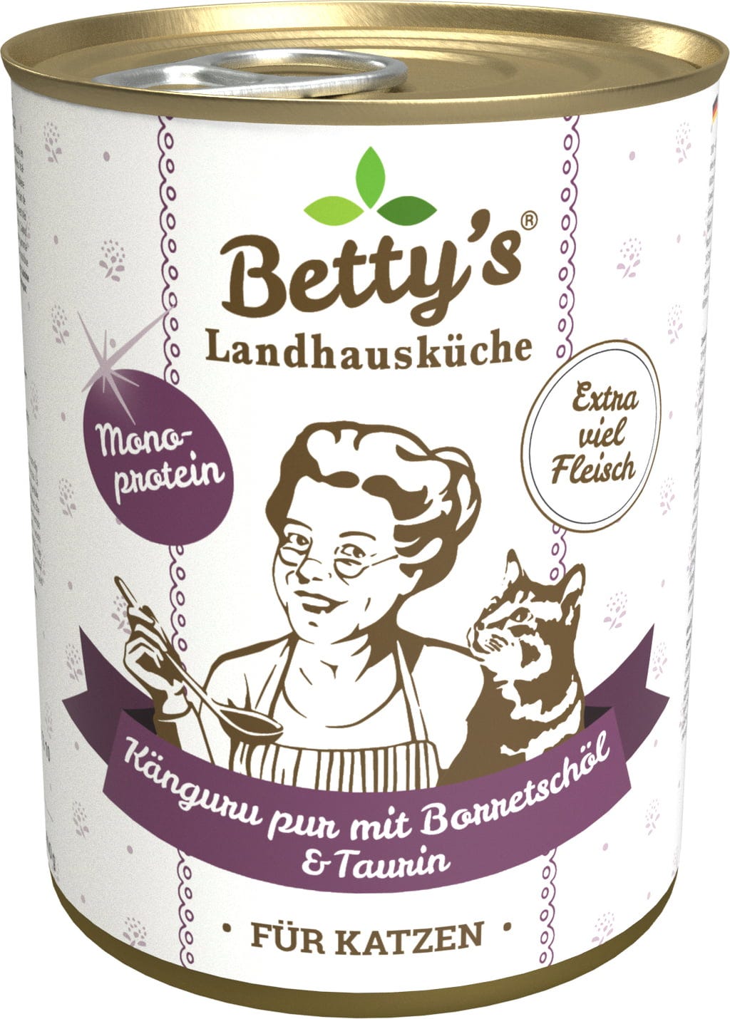 Betty's Landhausküche Känguru pur mit Borretschöl - 400 g
