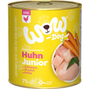 WOW JUNIOR mit Huhn, Karotte + Brennnessel - 800 g