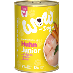 WOW JUNIOR mit Huhn, Karotte + Brennnessel - 400 g