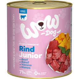 WOW JUNIOR mit Rind, Kürbis + Brennnessel - 800 g