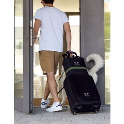 United Pets Travel Bag ECO - potovalna torba - črna/zelena