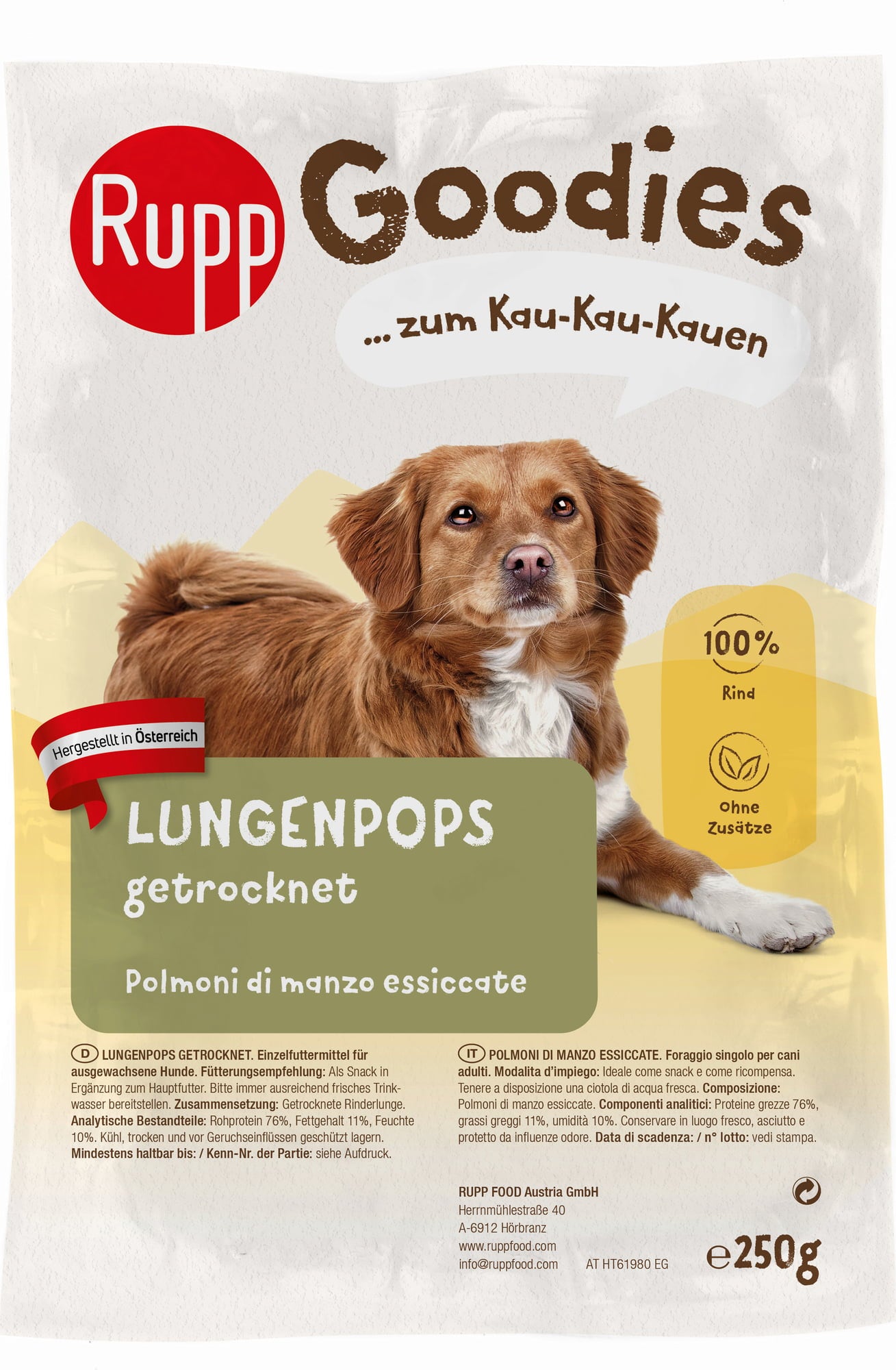 Rupp Goodies Lungenpops - 250 g
