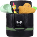United Pets Travel Bag ECO - potovalna torba - črna/zelena