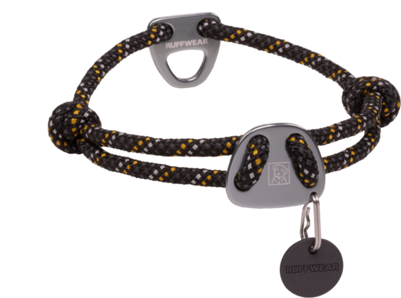 Knot-a-Collar Hundehalsband Obsidian Black