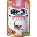 Happy Cat Meat in Sauce Kitten in Bustina - Anatra - 85 g