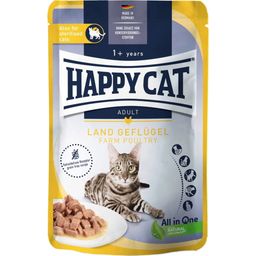 Happy Cat Meat in Sauce Geflügel Frischebeutel - 85 g