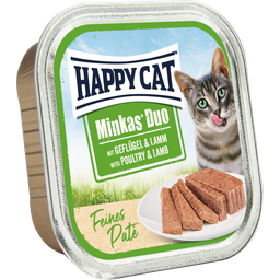 Happy Cat Minkas DuoPaté Geflügel und Lamm - 100 g