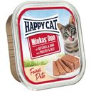 Happy Cat Minkas DuoPaté - Pollame e Manzo - 100 g