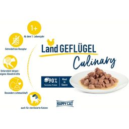 Happy Cat Meat in Sauce Geflügel Frischebeutel - 85 g