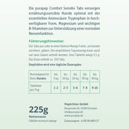 purapep Comfort Sensitiv Hund - 150 Tabletten