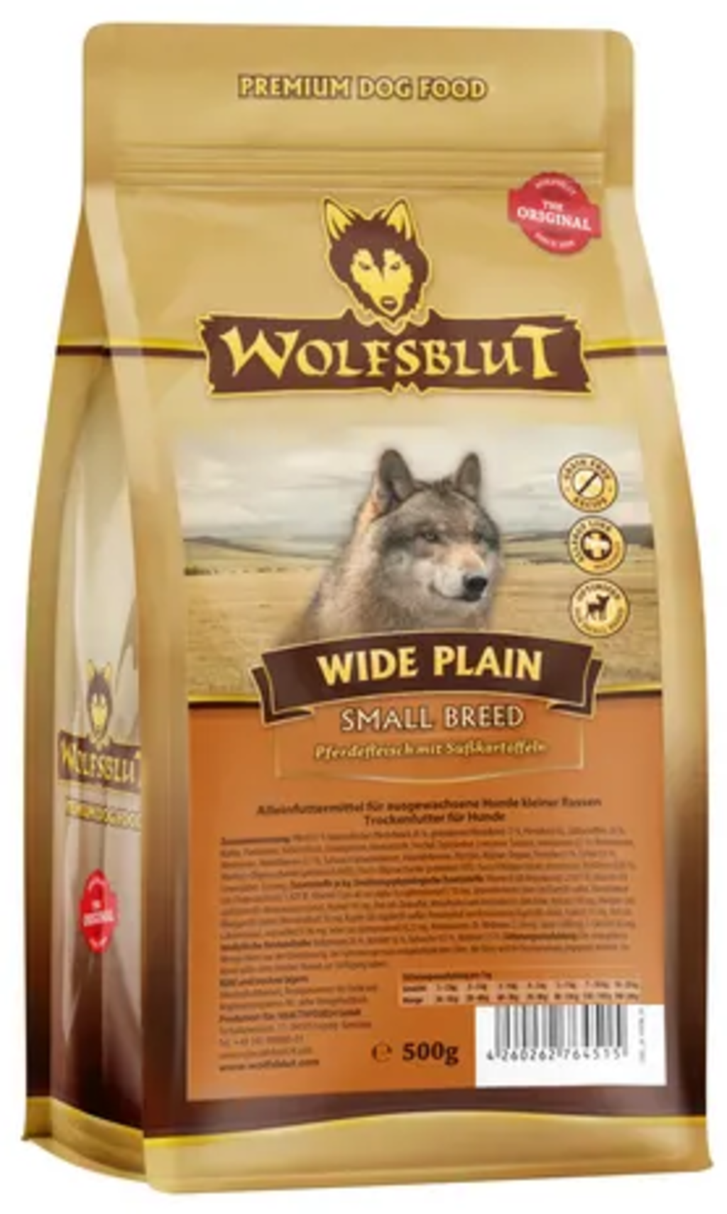 Hundetrockenfutter Wide Plain Small Breed Pferdefleisch & Süßkartoffel