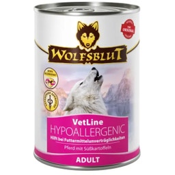 WOLFSBLUT Hundenassfutter VetLine Hypoallergenic