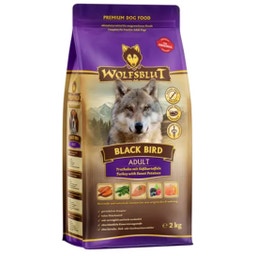 Hundetrockenfutter Black Bird Adult Truthahn & Süßkartoffel - 2 kg