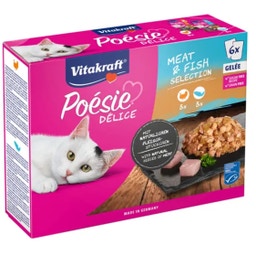 Vitakraft Poésie®Délice Gelée, Meat&Fish MSC - 510 g