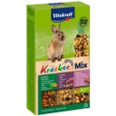 Kaninchenfutter Kräcker® Trio-Mix Gemüse, Nuss, Waldbeere - 3 Stk