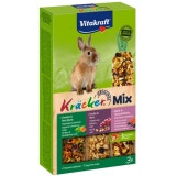 Kaninchenfutter Kräcker® Trio-Mix Gemüse, Nuss, Waldbeere