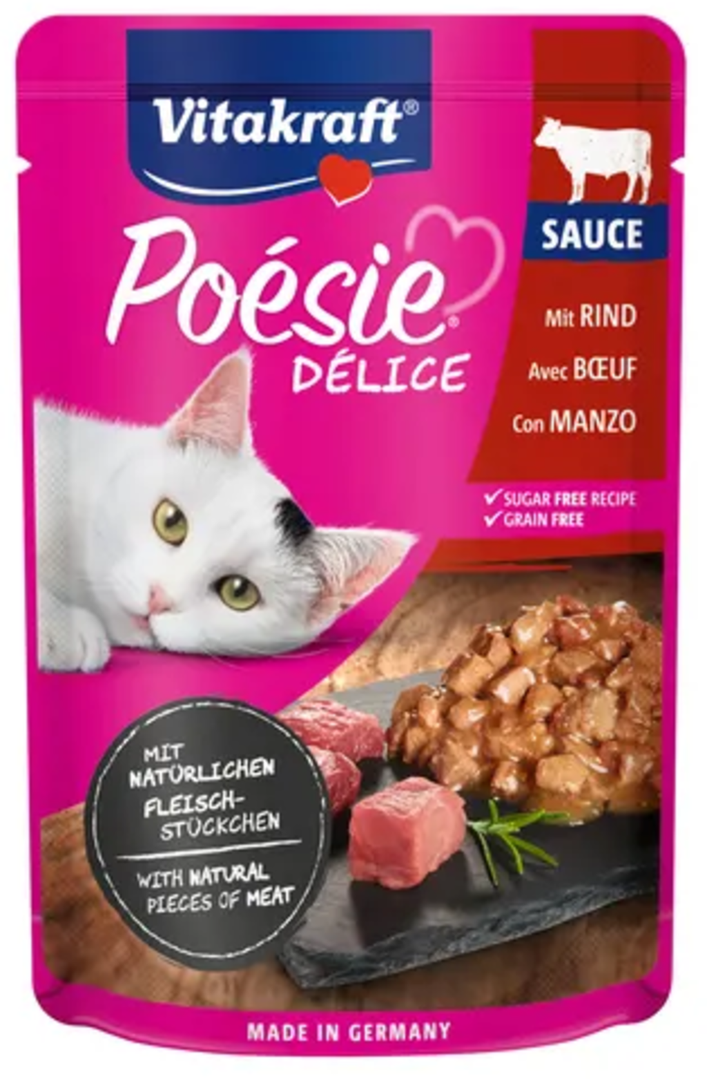 Vitakraft Poésie Délice mit Rind 85G