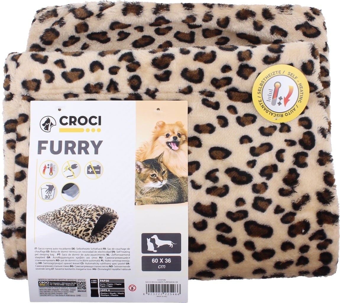 Croci Sack FURRY Selbstheizend 60X36