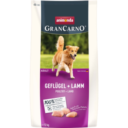 GranCarno Trockenfutter Adult Geflügel und Lamm - 12 kg