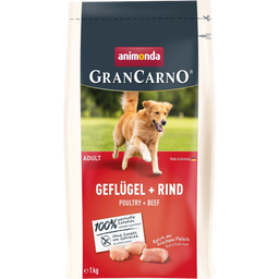 GranCarno Trockenfutter Adult Geflügel und Rind - 1 kg