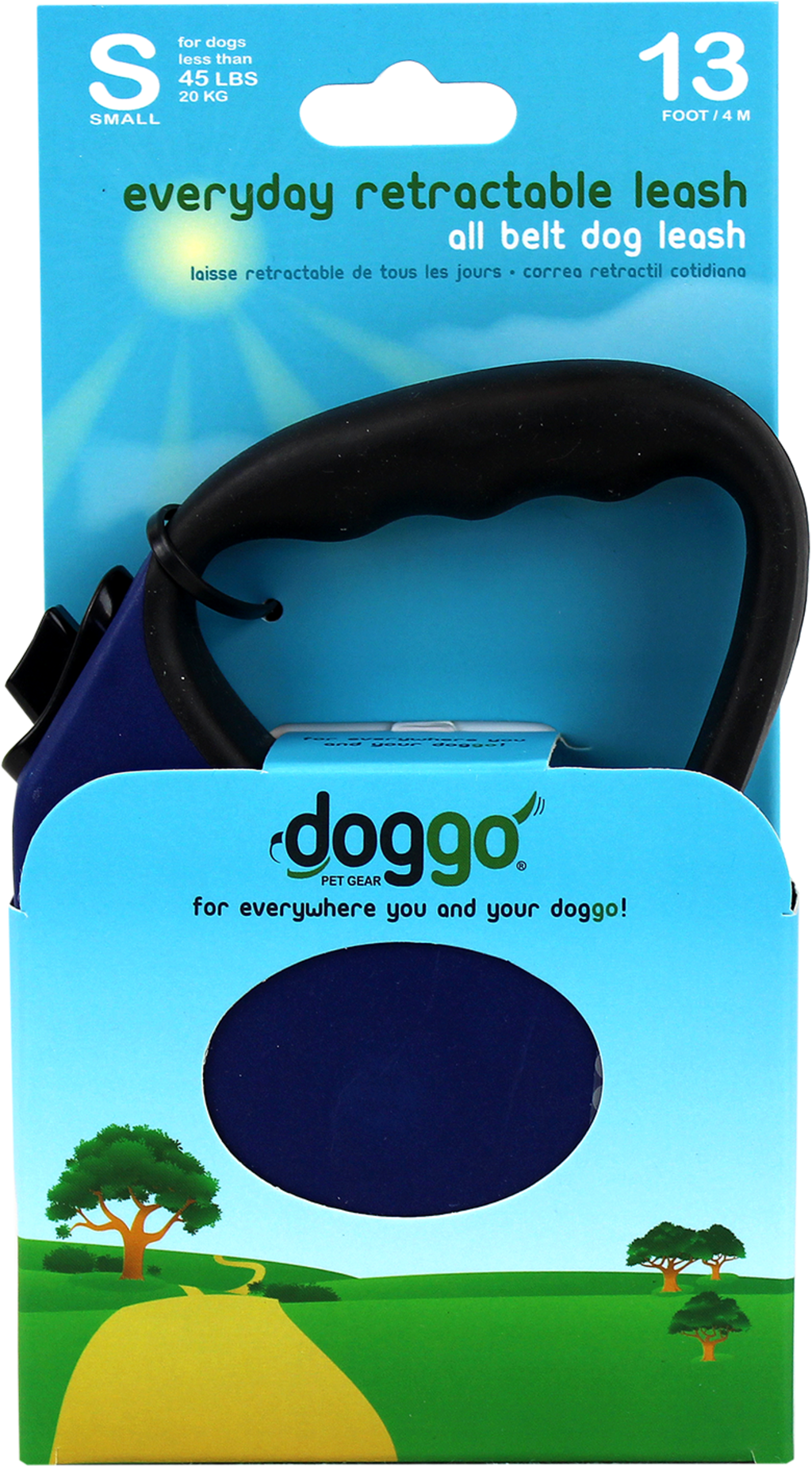 Doggo Hunde Rollleine blau S (4 m) - 1 Stk