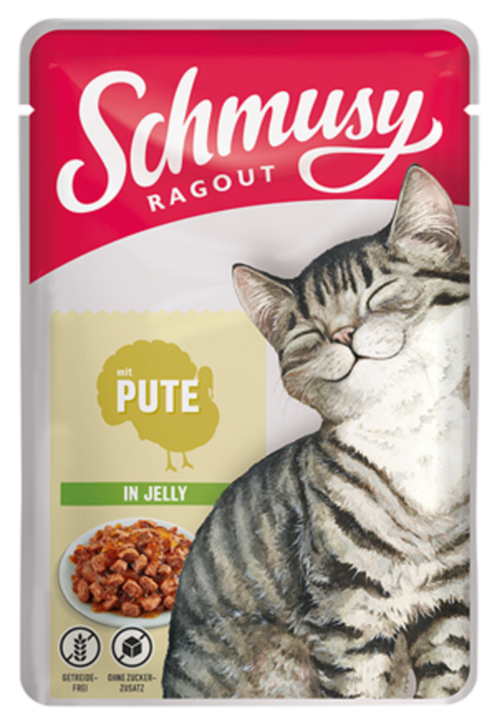 Schmusy Ragout Portionsbeutel 100g - Pute in Jelly