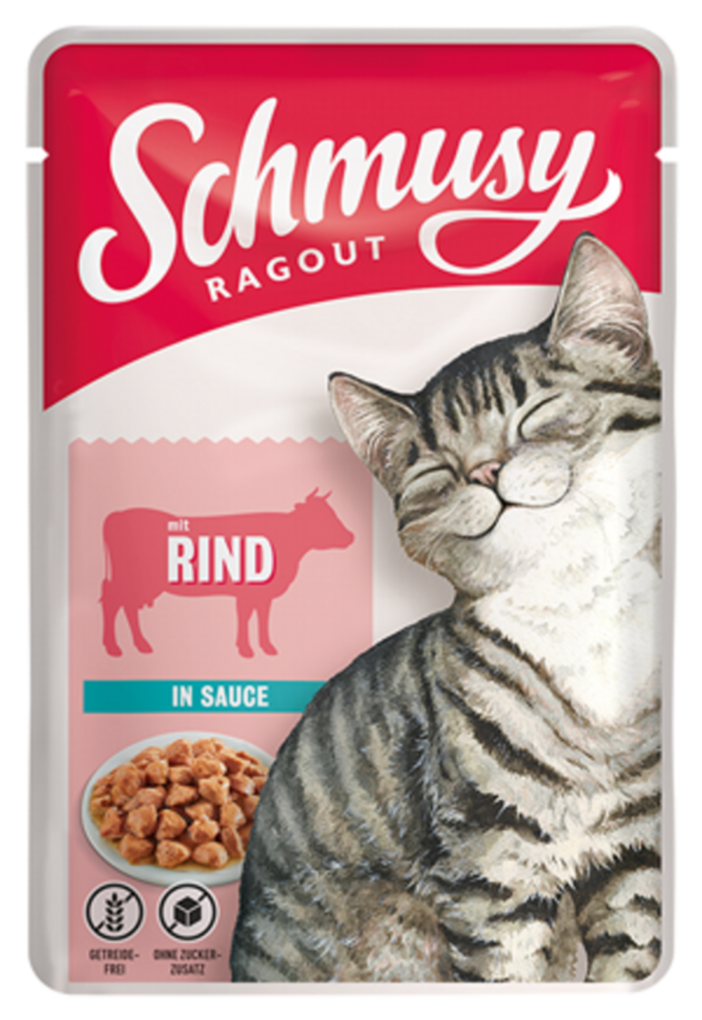 Schmusy Ragout Portionsbeutel 100g - Rind in Sauce
