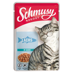 Schmusy Ragout Portionsbeutel 100g - Lachs in Sauce