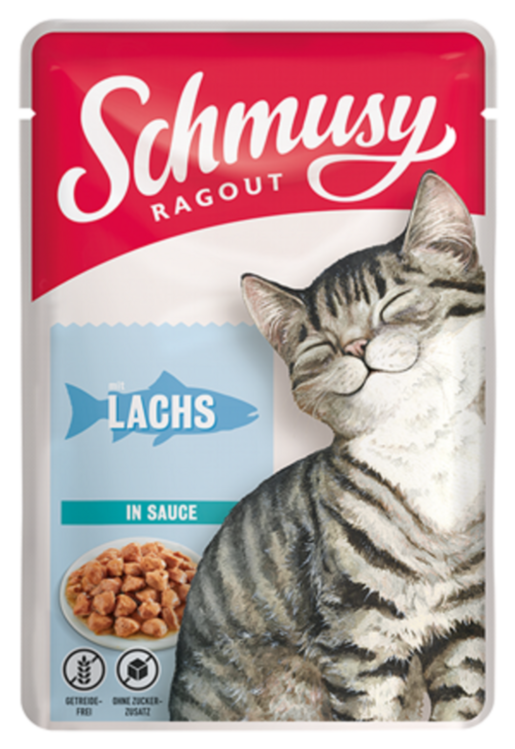 Schmusy Ragout Portionsbeutel 100g - Lachs in Sauce