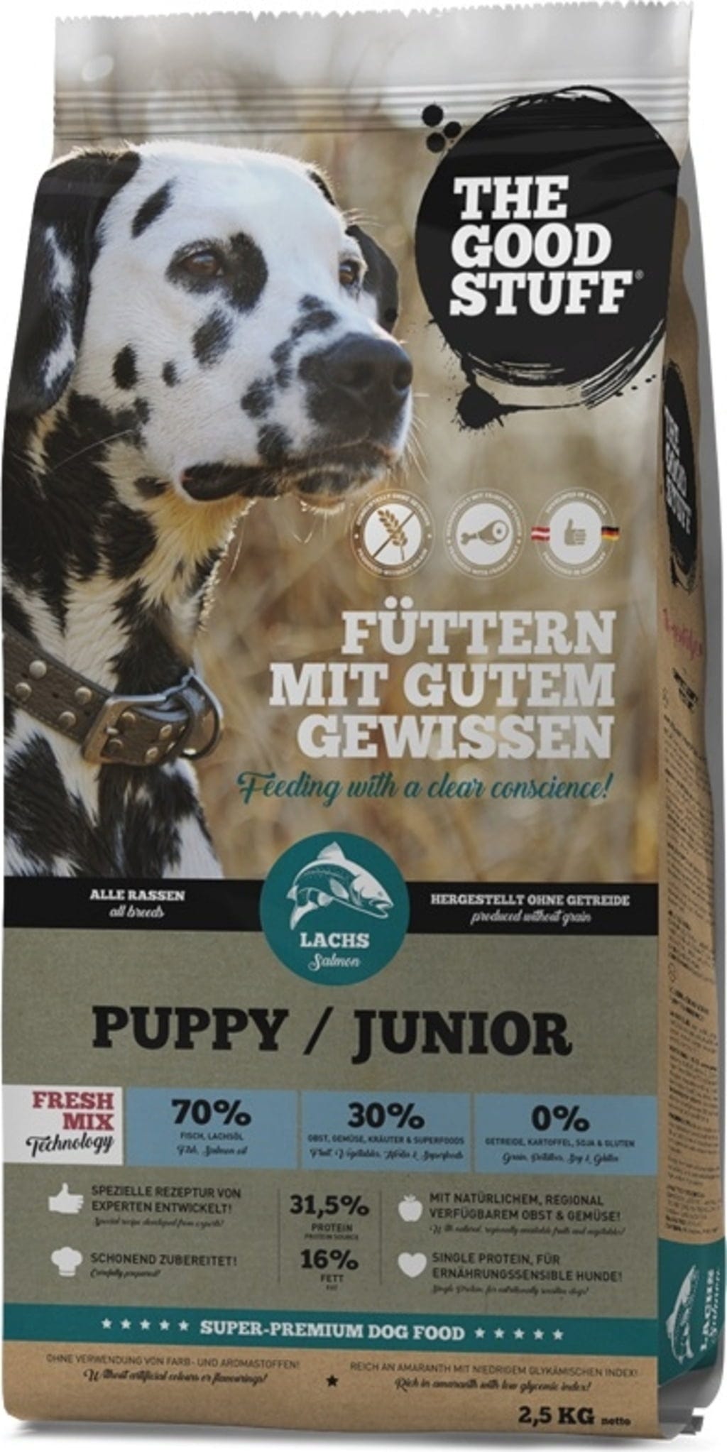 The Goodstuff LACHS Puppy/Junior Trockenfutter - 2,50 kg