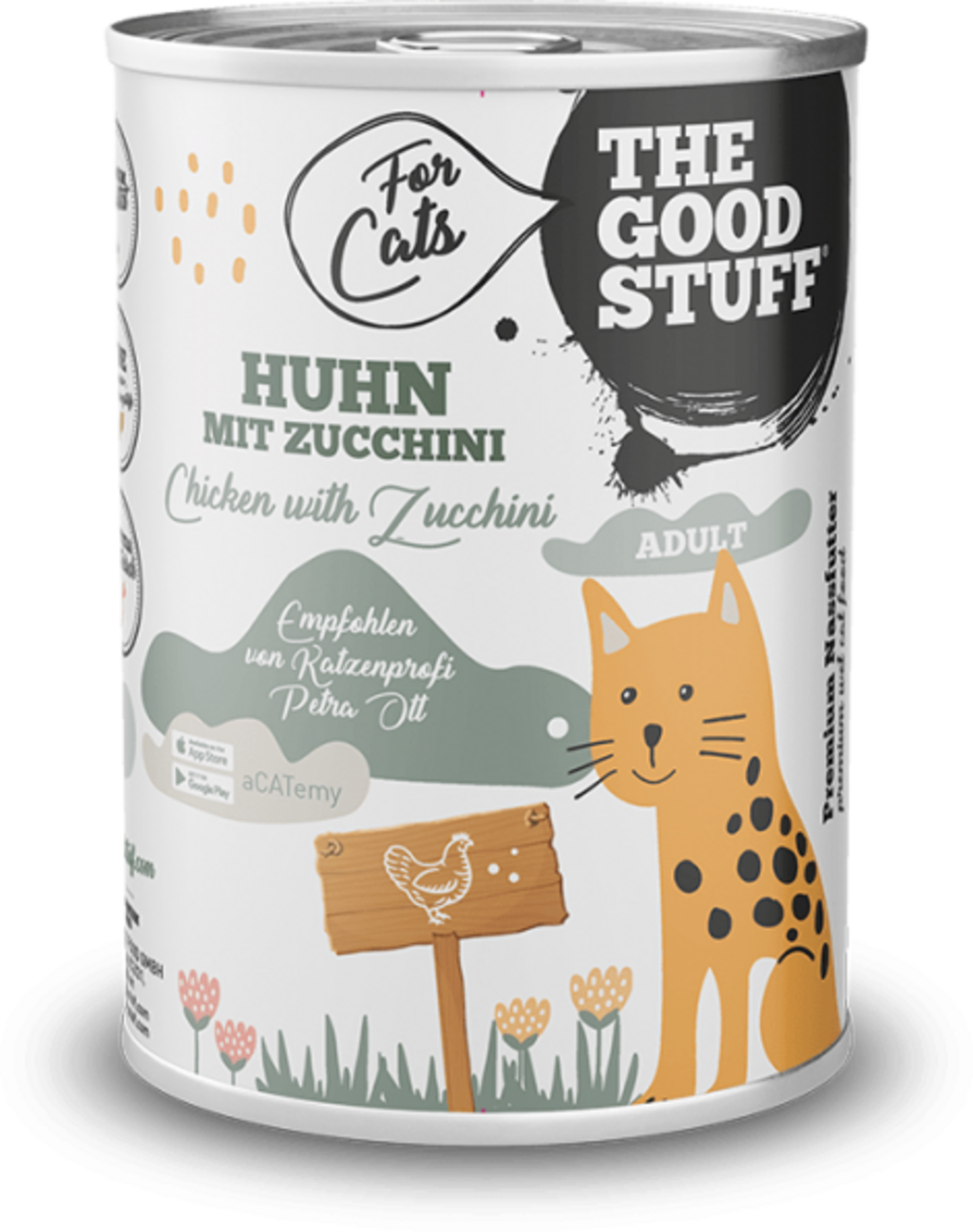 The Goodstuff HUHN & ZUCCHINI Adult Katzen Nassfutter - 400 g