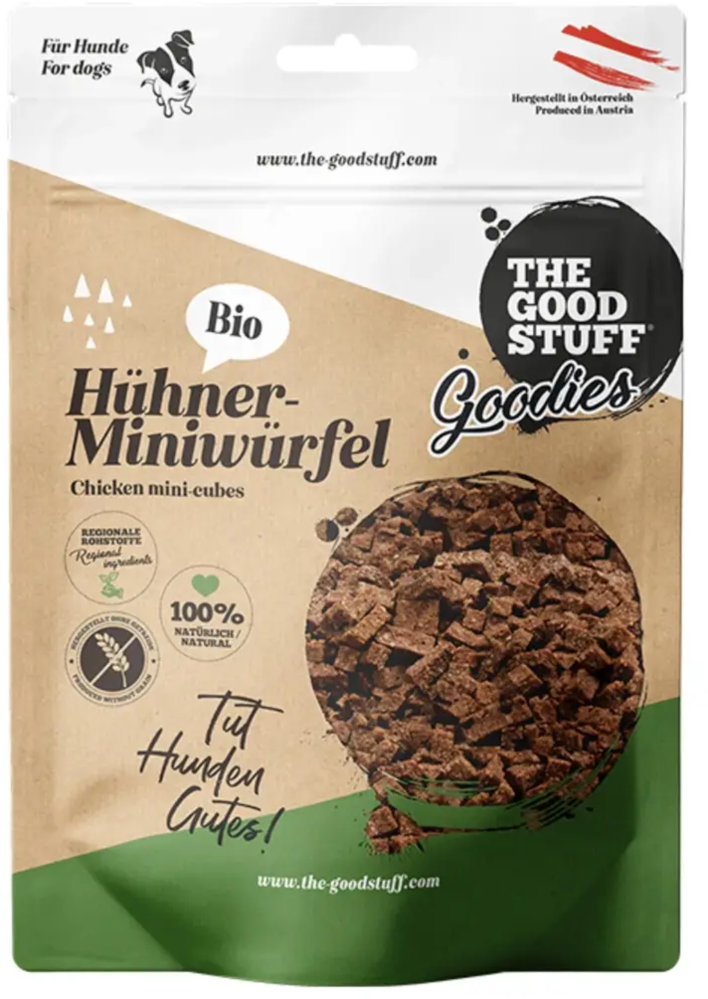 The Goodstuff Bio Hühner-Miniwürfel - 150 g