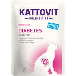 Kattovit Mokra mačja hrana Diabetes - losos - 85 g