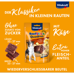 Vitakraft Hundesnack Beef Stick® Quadros® - Käse