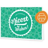 "Nicest Wishes" - Buono Regalo in Formato PDF