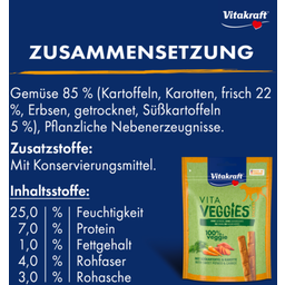 Vitakraft Vita® Veggies Sticks Süßkartoffel - 80 g