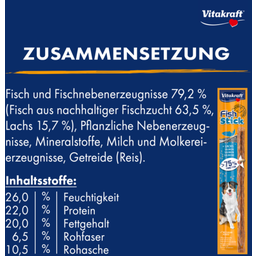 Vitakraft Hundesnack Fish Stick + Lachs - 15 g