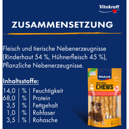 Vitakraft Hundesnack Delicious Chews - 70 g