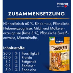 Vitakraft Hundesnack Chicken Bonas® Kaustangen - Huhn & Käse