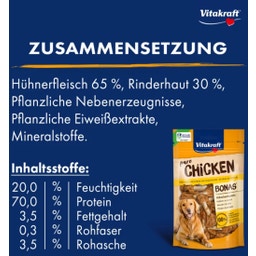 Vitakraft Hundesnack Chicken Bonas® Kaustangen - Huhn