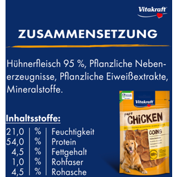 Vitakraft Hundesnack Chicken Hühnchentaler - 80 g